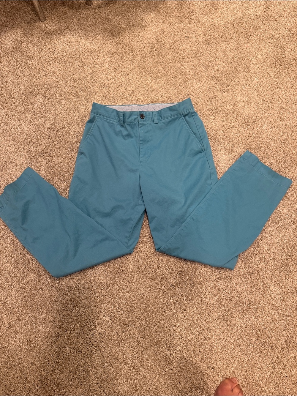 Brooks Brothers teal blue chinos 32/30
